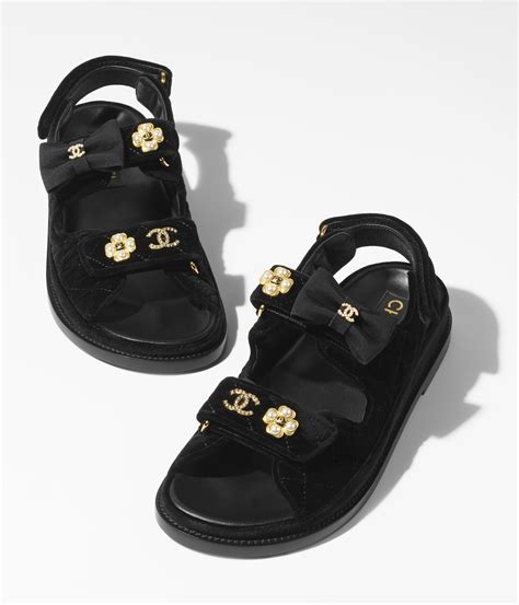 sandale chanel dama|chanel sandals real real.